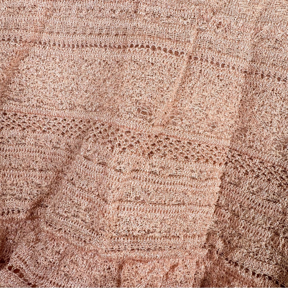 MISSONI A Line Woven Dress NEW Size 42 Blush PInk - Picture 5 of 16